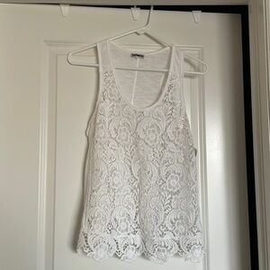 NWT express brand lace cotton tank top